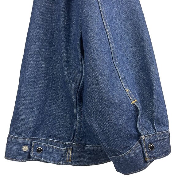 Levis Big E Premium Oversized Western Trucker Shacket sz 2XL/3XL 60x30 True Fit - Picture 7 of 10